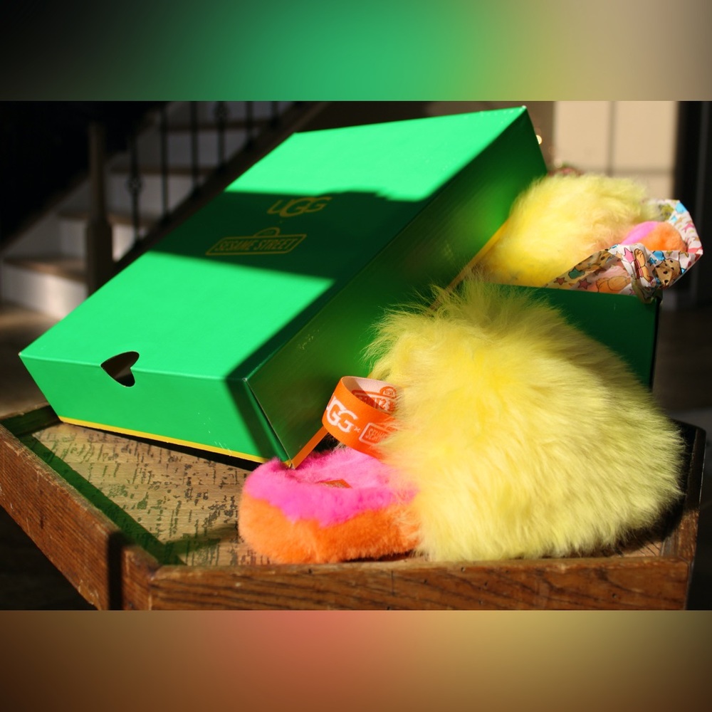 Brand new Ugg X Sesame Street slides